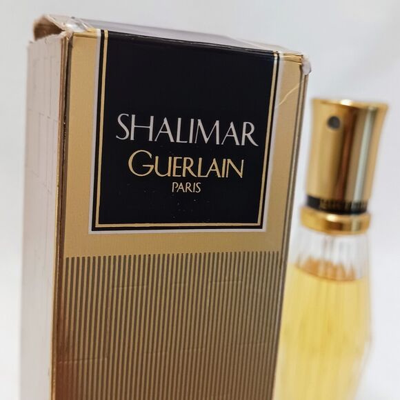 VNT 1983 Guerlain Shalimar Bottle w Box Spray Cologne 2.5 OZ 75 ml Full Collect - Picture 2 of 15